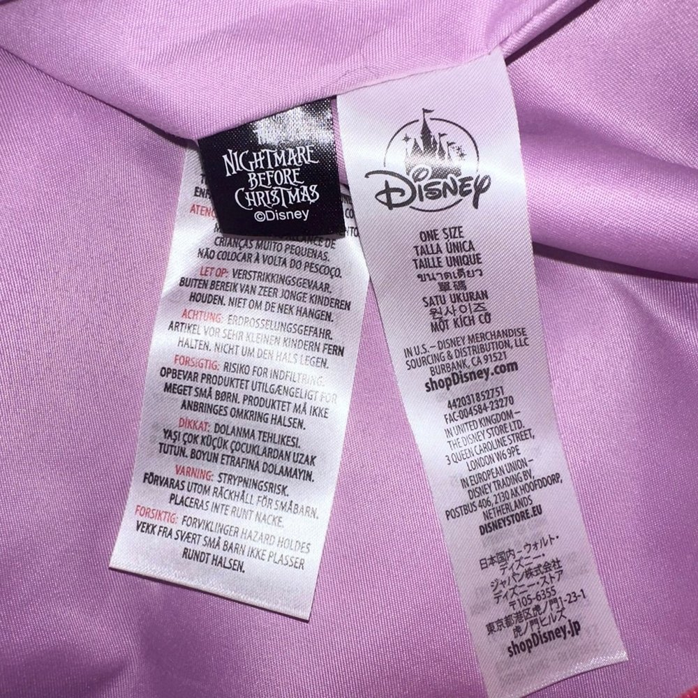 NWT 2024 The Nightmare Before Christmas Valentine’s Day Large Zippered Tote Bag - Picture 8 of 10